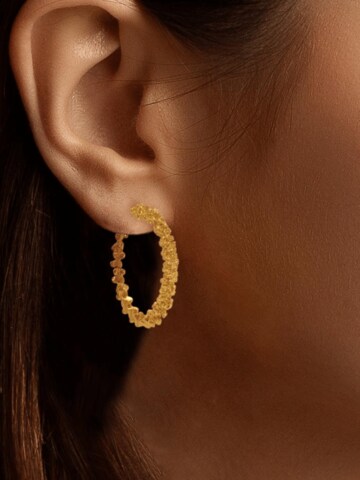 ARS-ARGENTI Earrings 'RICH B*TCH HOOPS' in Gold