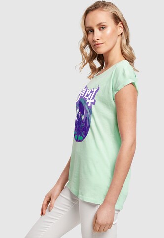 Merchcode T-Shirt 'Ghost - Pastel Ashes' in Grün
