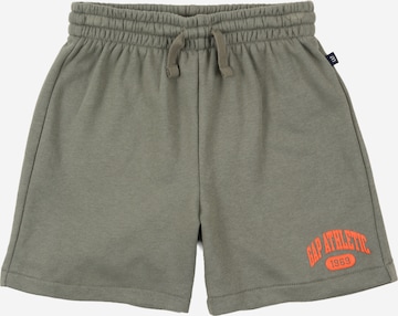 Regular Pantaloni de la GAP pe verde: față