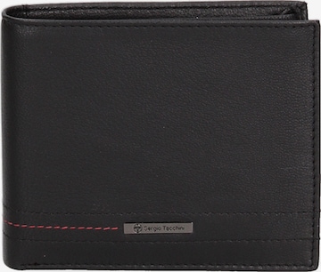 Sergio Tacchini Portemonnee in Zwart: voorkant