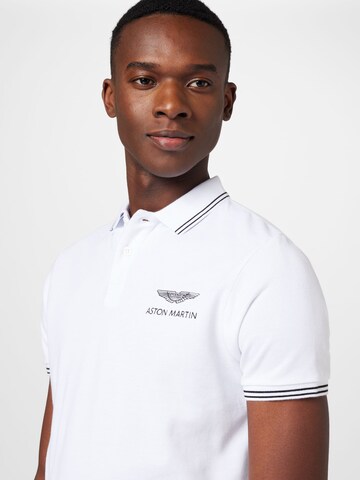 Hackett London Poloshirt in Weiß