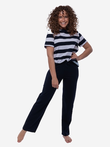 Ammann Pajama 'Night & Home' in Blue