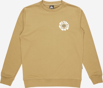 Sweat-shirt 'Graphic' QUIKSILVER en beige : devant