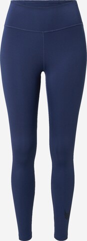 Pantalon de sport NIKE en bleu : devant