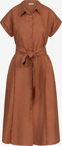 mint & mia Blusenkleid in Braun: Vorderseite