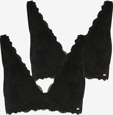 Royal Lounge Intimates Bralette ' Royal Dream mit Spitze ' in Schwarz: predná strana