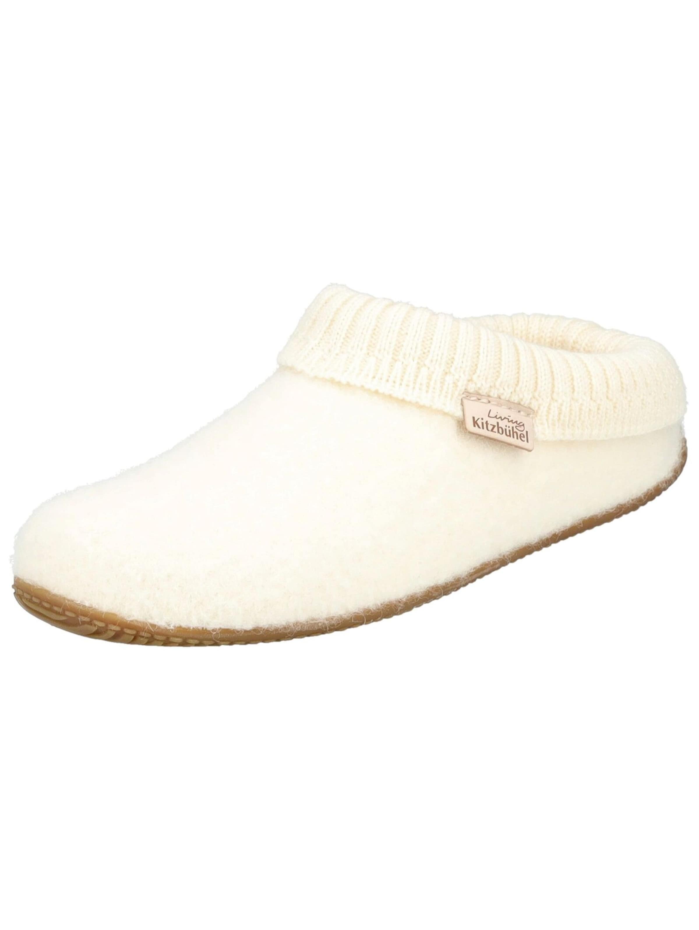 Living Kitzbühel Hausschuh in Beige: Vorderseite