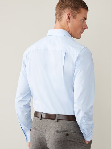 Next Regular fit Button Up Shirt in Blue