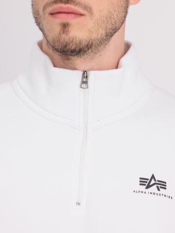 Felpa di ALPHA INDUSTRIES in bianco