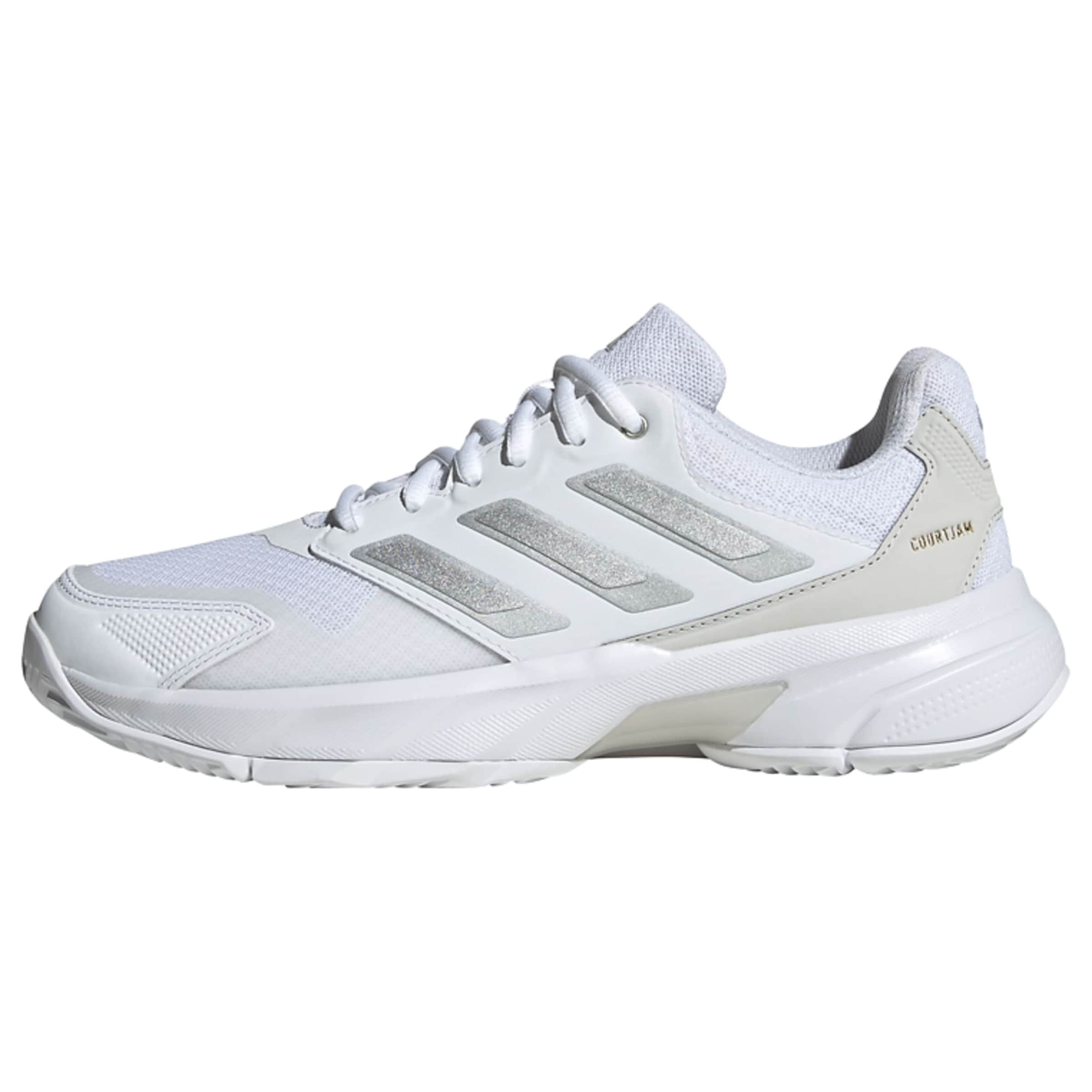 ADIDAS PERFORMANCE Sports shoe 'CourtJam Control 3' in White: front