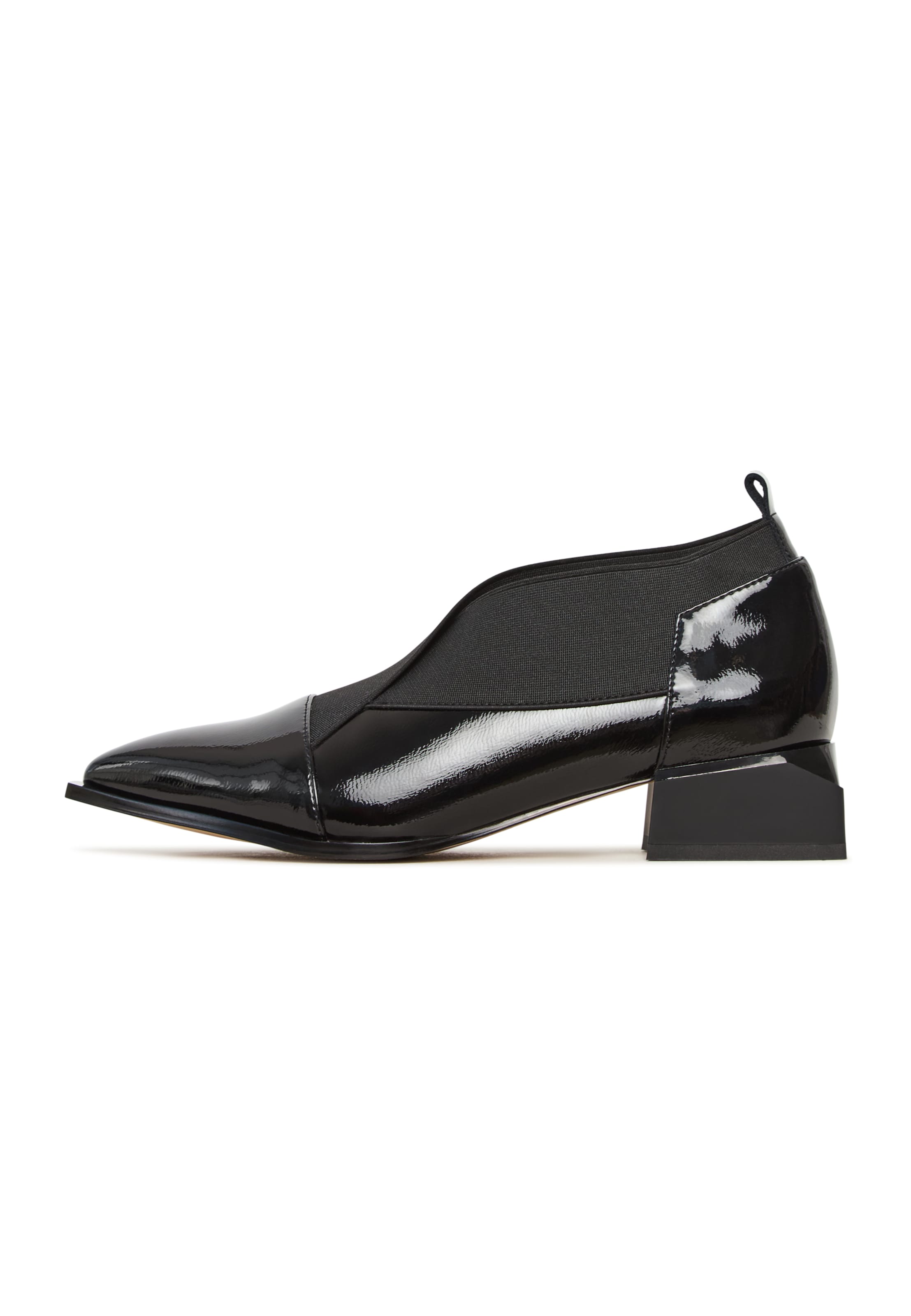 CESARE GASPARI Slipper in Schwarz: Vorderseite