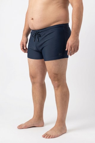 Men Plus Badeshorts in Blau