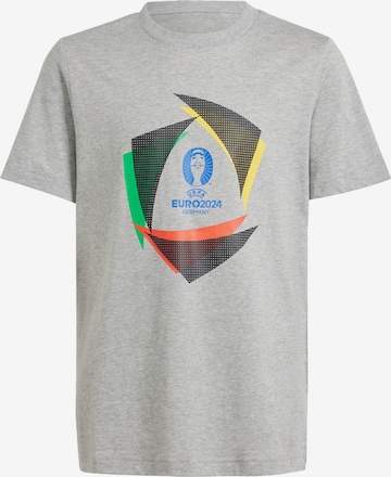 T-Shirt fonctionnel ' UEFA EURO24™ Official ' ADIDAS PERFORMANCE en gris : devant