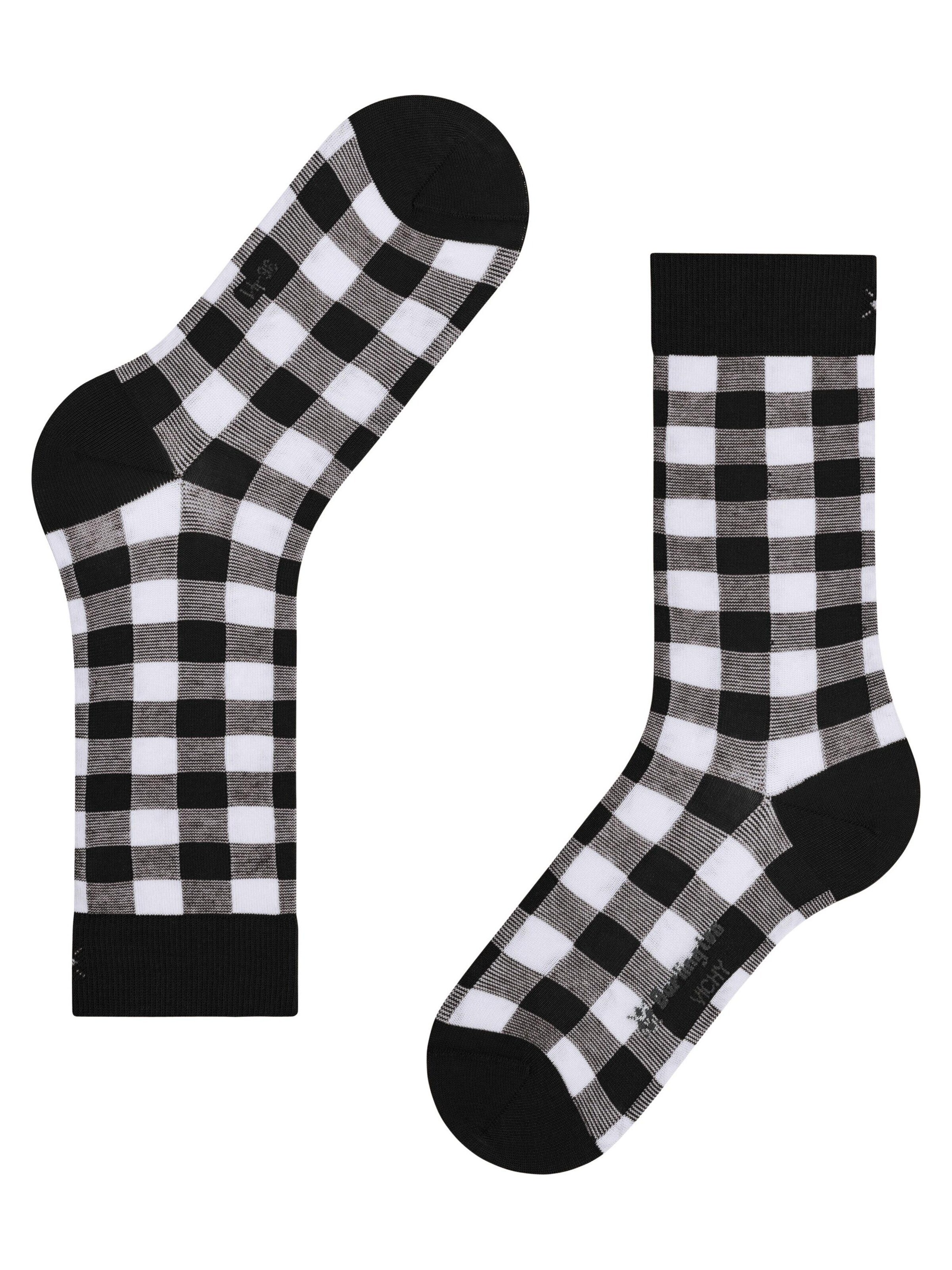 BURLINGTON Socken 'Vichy'‌‌‌‌‌‌‌ in Schwarz