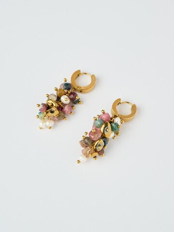 THE GEM STORIES JEWELRY Ohrringe 'Rose Tourmaline Serenity Earrings'‌‌ in Mischfarben