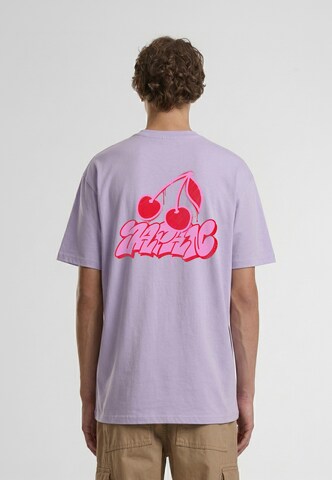 Mister Tee T-Shirt 'Pink Cherries' in Lila: Vorderseite
