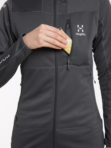 Haglöfs Athletic Fleece Jacket 'L.I.M Mid Fast' in Grey
