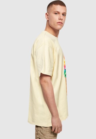 Merchcode T-Shirt 'Pride Scoops' in Gelb