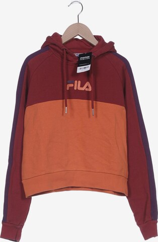 FILA Sweatshirt & Zip-Up Hoodie in S in Orange: front