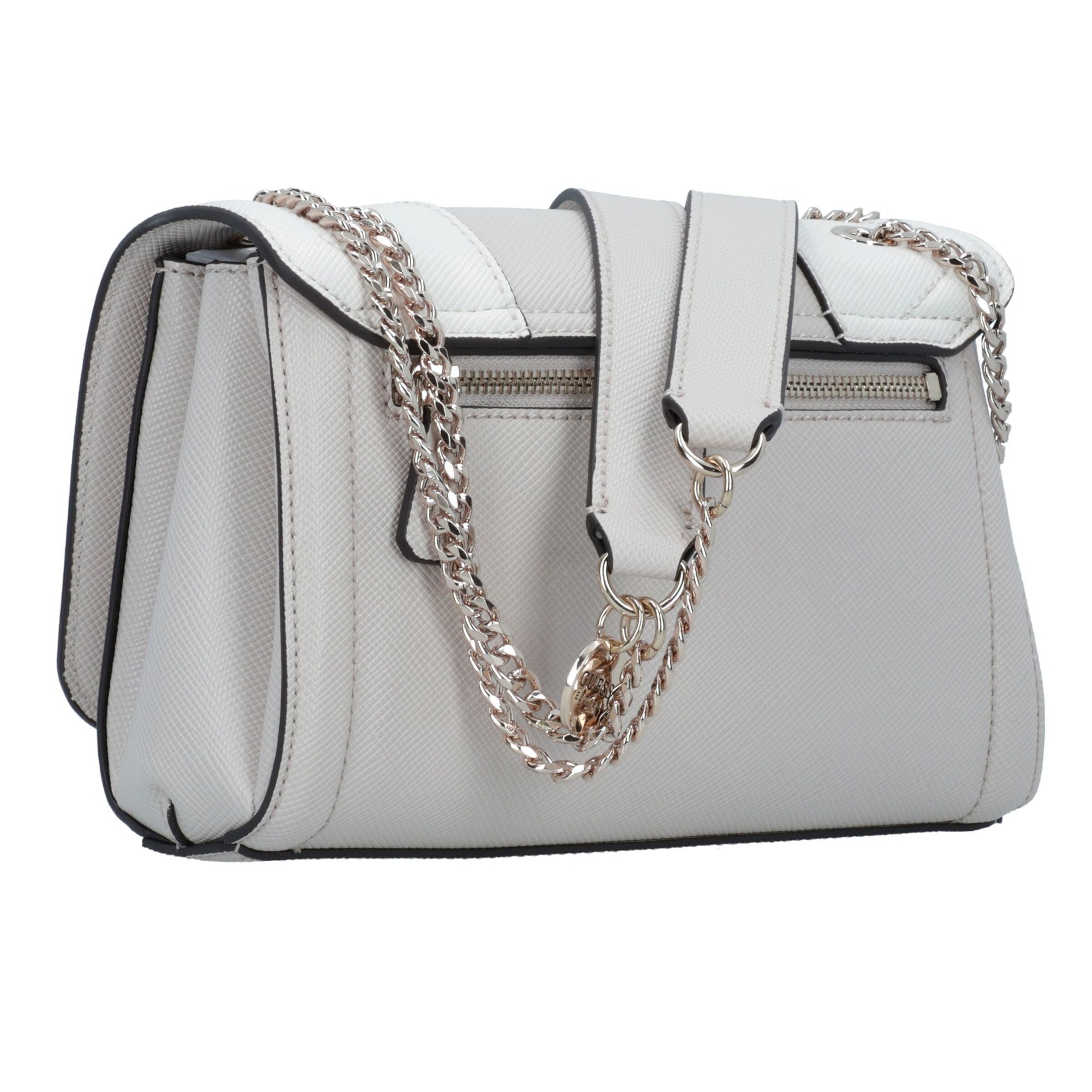 GUESS Schultertasche 'Noelle II' in Weiß