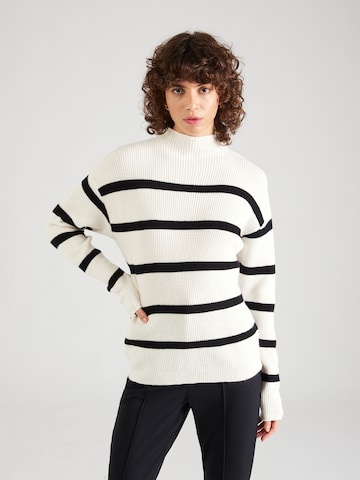 VILA Sweater 'RIL' in White: front