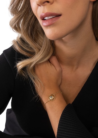 PURELEI Bracelet 'Luana Coin' in Gold: front