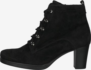 GABOR Lace-Up Ankle Boots in Black