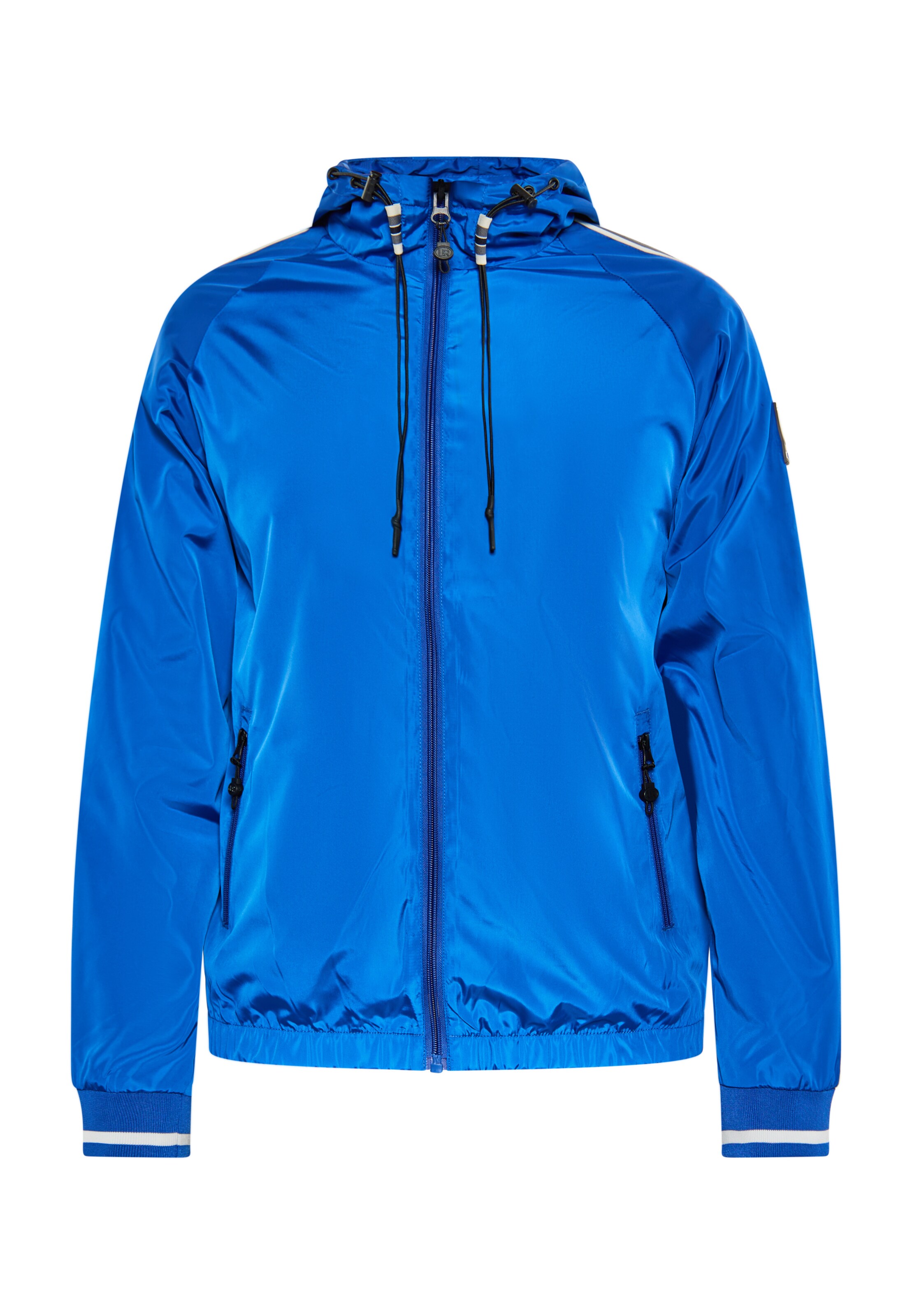 urban rain by Schmuddelwedda - Casaco meia-estação em azul: frente