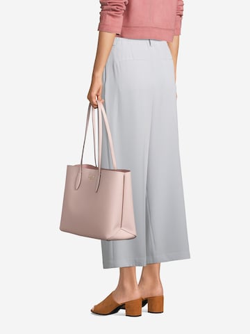 Kate Spade All Day Large Leather Tote In Chalk Pink