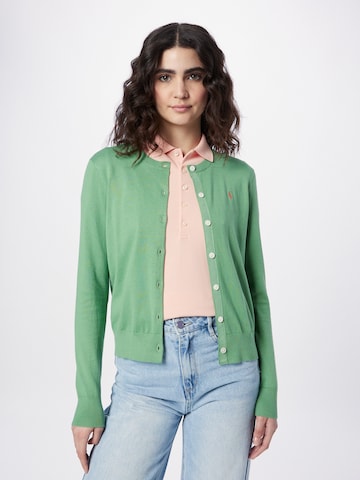 Cardigan Polo Ralph Lauren en vert : devant