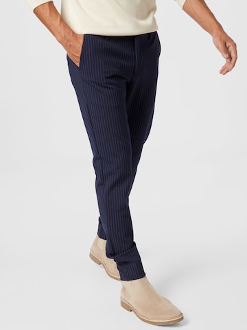 Skinny Pantaloni chino 'MARK' di Only & Sons in blu: frontale