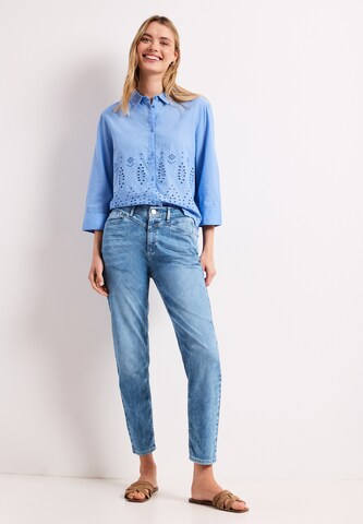 STREET ONE Tapered Jeans in Blau