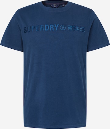 Superdry T-Shirt in Blau: predná strana