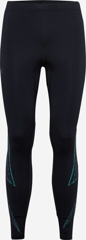 UNDER ARMOUR Skinny Workout Pants 'Fly Fast' in Black: front