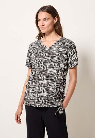 CECIL Blusenshirt mit Zebra Print in Grau: Vorderseite