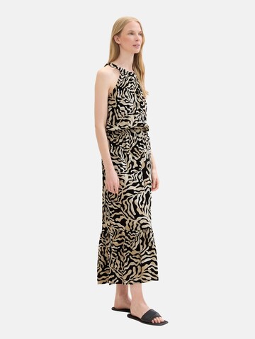 TOM TAILOR Kleid in Schwarz