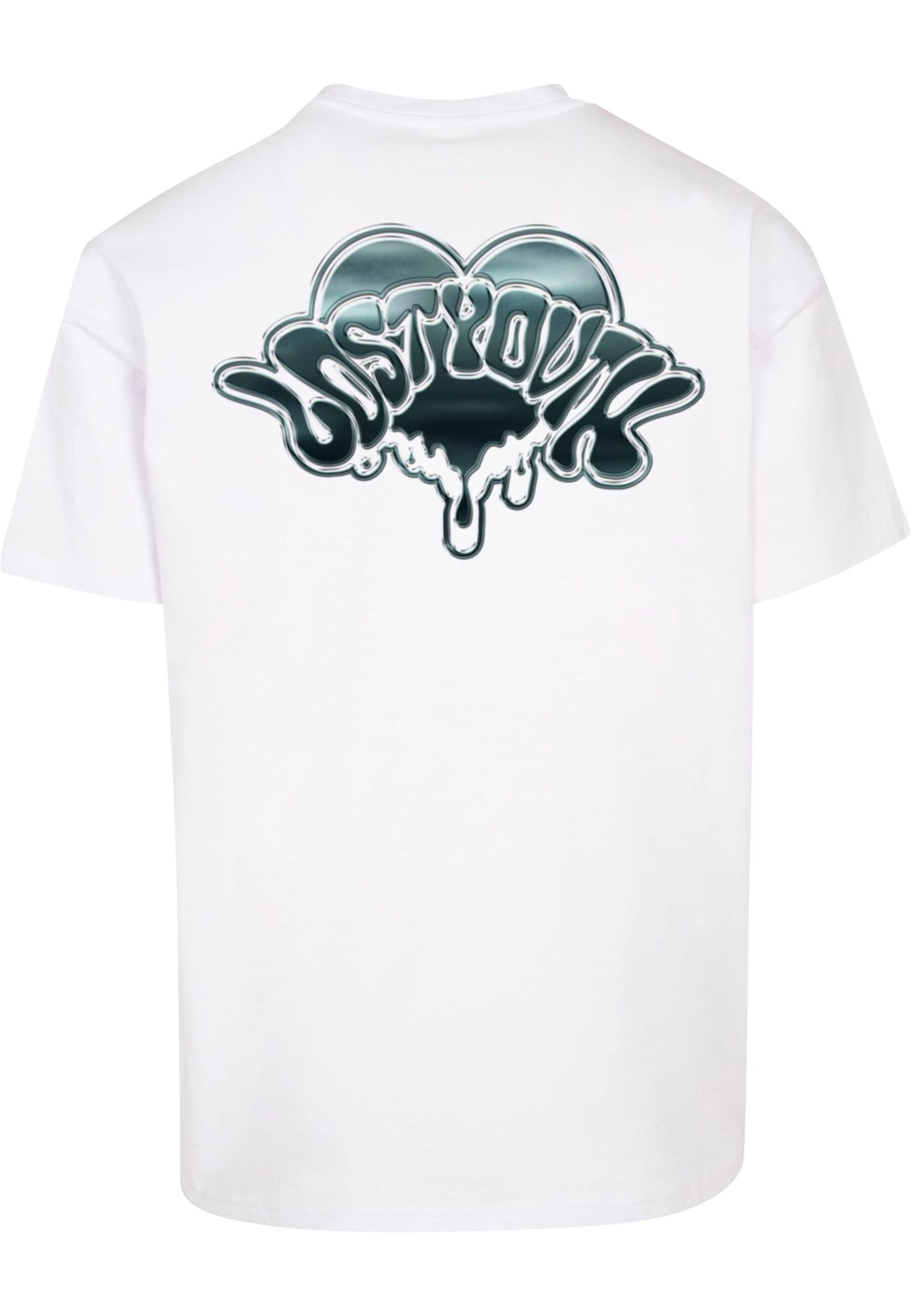 Maglietta 'Dripping Heart' di Lost Youth in bianco