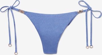 CALZEDONIA Bikinihose 'GOLDEN GLOW' in Blau: Vorderseite