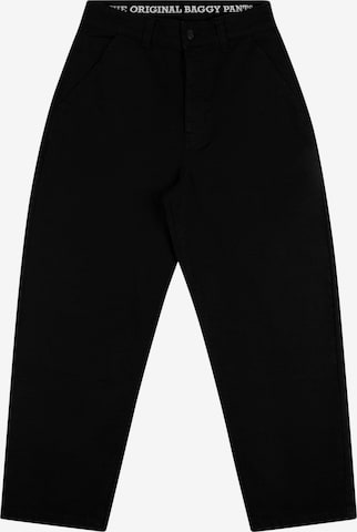 Loosefit Pantalon chino 'Monster' HOMEBOY en noir : devant