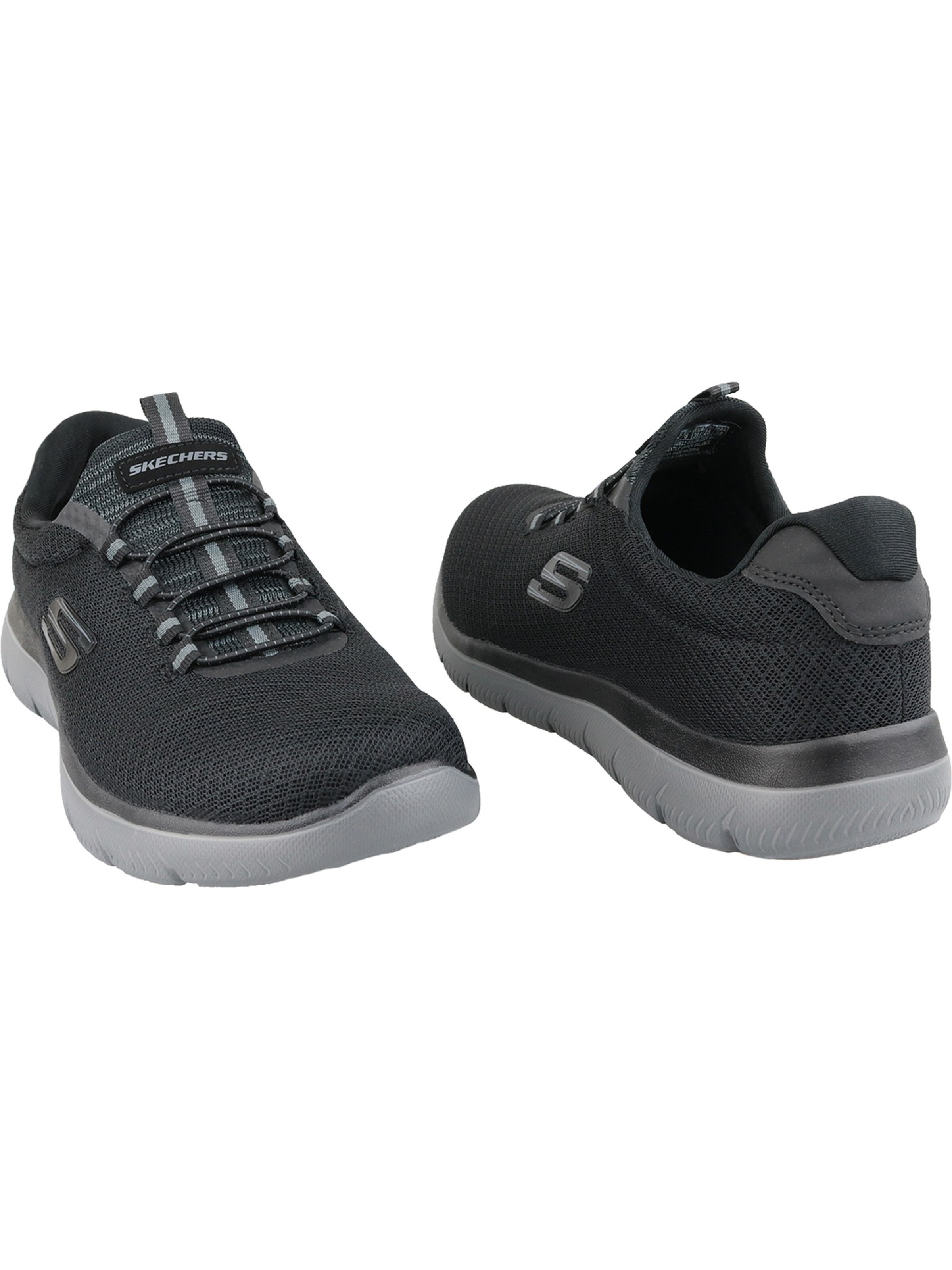 SKECHERS Sneakers laag 'Summits' in Zwart