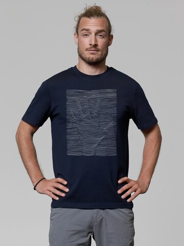 Maglietta di Watapparel in blu: frontale