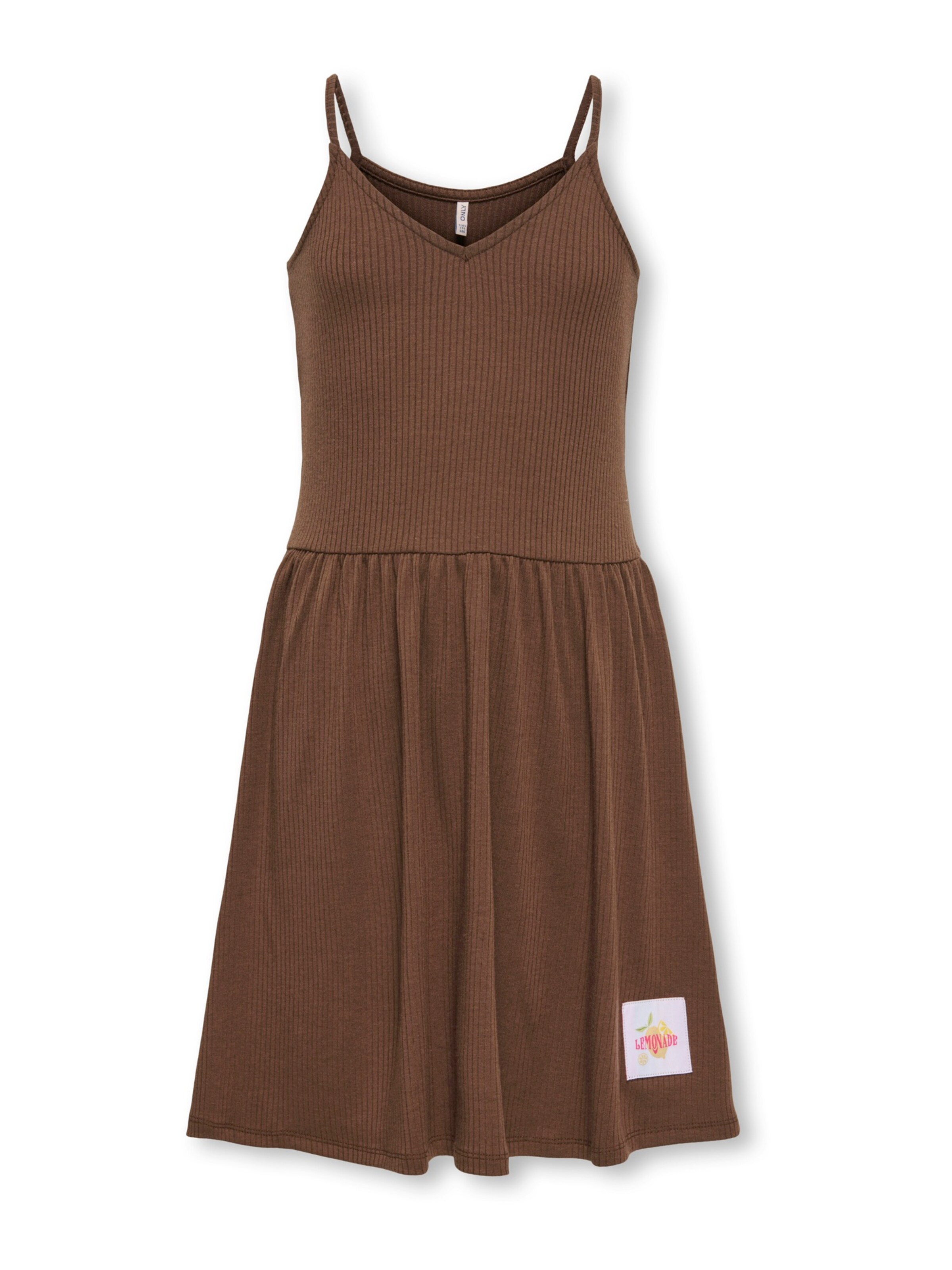 ONLY GIRLSHaljina - smeđa boja: prednji dio