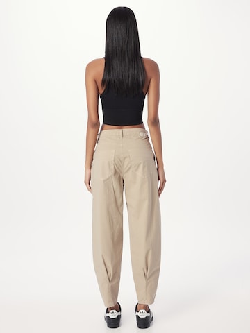 Gang Tapered Pleat-Front Pants 'SILVIA' in Beige