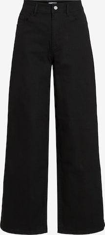 VILA Loosefit Jeans 'VICHIA' in Zwart: voorkant