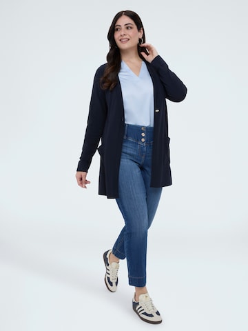 Cardigan Fiorella Rubino en bleu