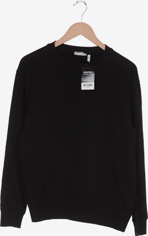 WEEKDAY Sweatshirt & Zip-Up Hoodie in M in Black: front