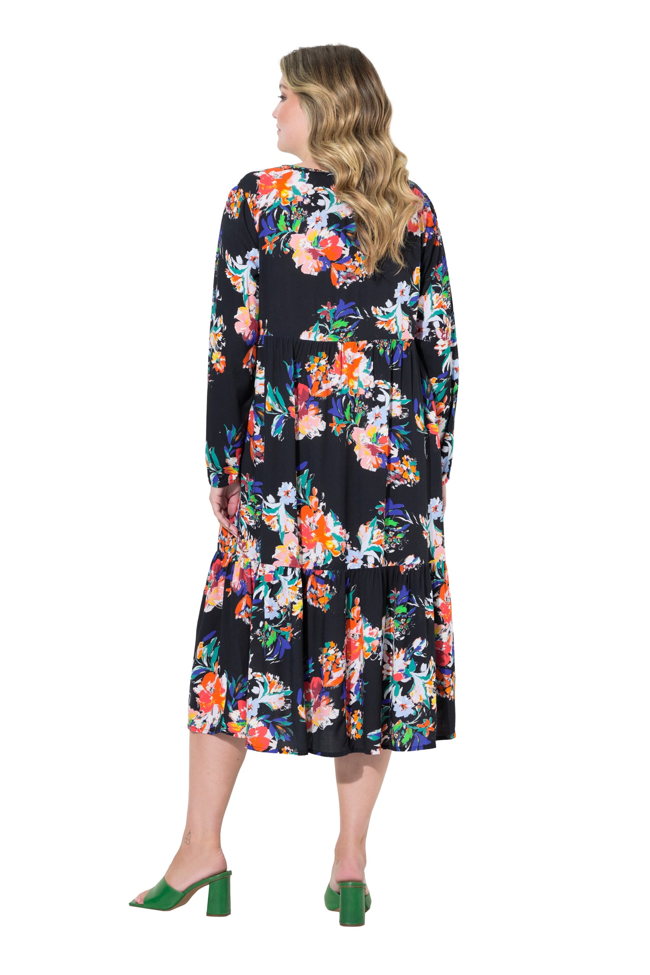 MIAMODA Shirt dress in Black