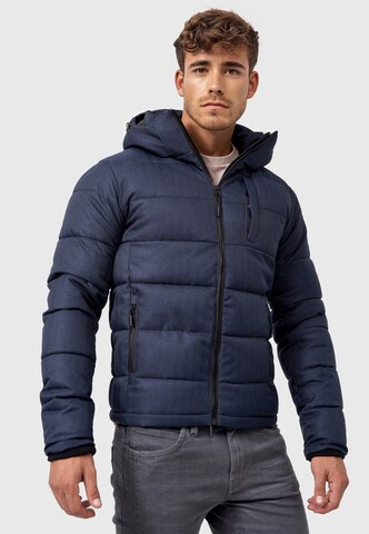 INDICODE JEANS Winterjas ' Hebert ' in Blauw