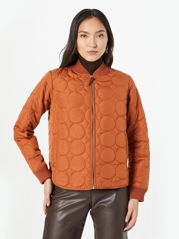 Danefae Between-season jacket 'Danecando' in Brown: front