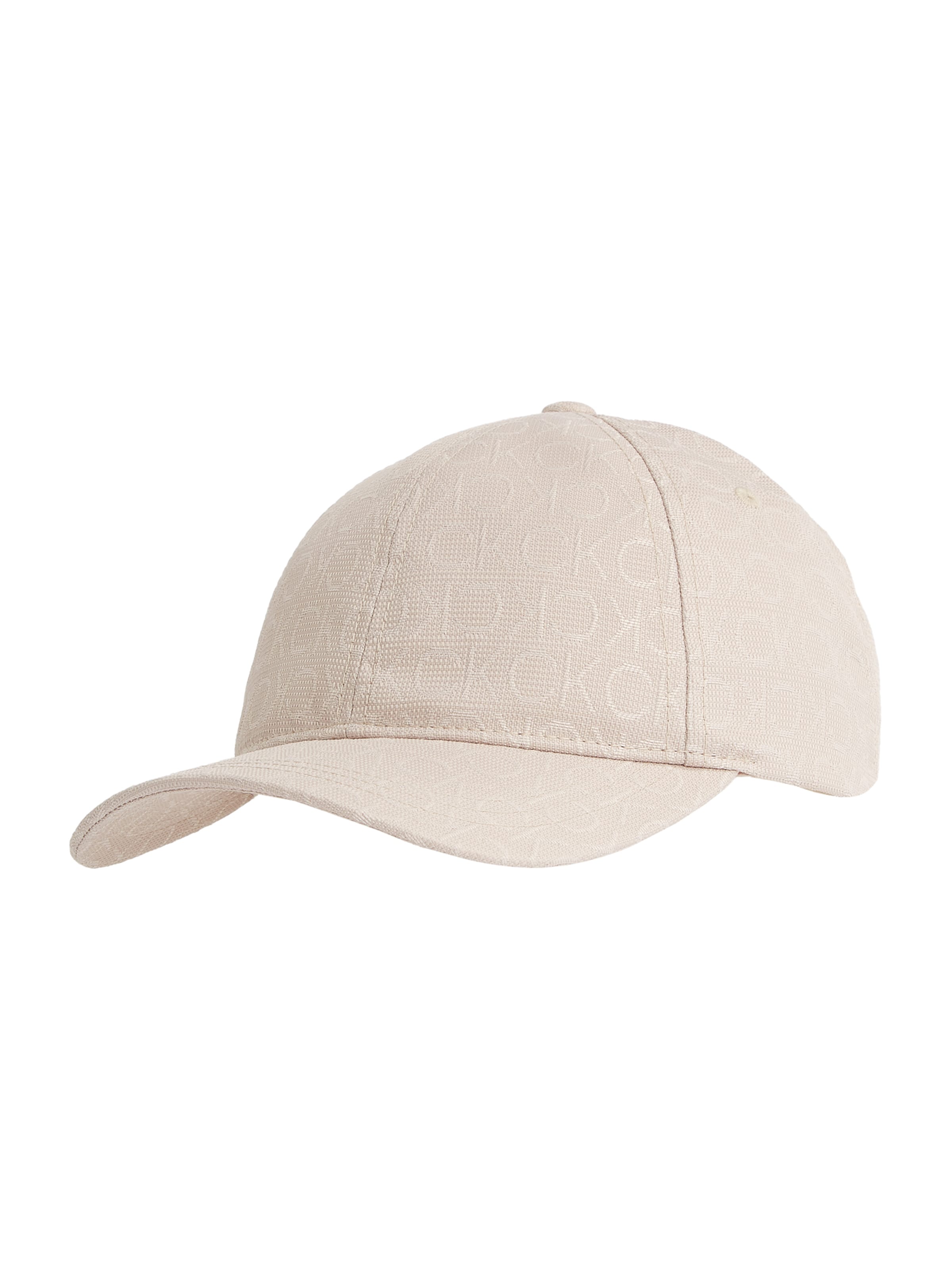 Calvin Klein Kšiltovka – béžová: přední strana